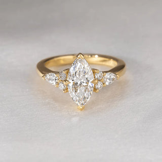 Round Halo, Pave & Split Shank Engagement Ring – 1.93 CT Lab Grown Diamond