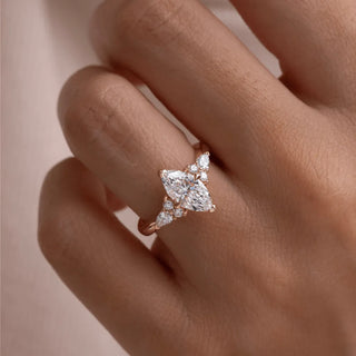 Round Halo, Pave & Split Shank Engagement Ring – 1.93 CT Lab Grown Diamond