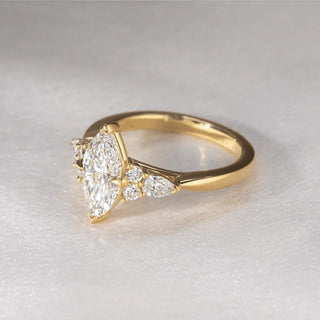 Round Halo, Pave & Split Shank Engagement Ring – 1.93 CT Lab Grown Diamond