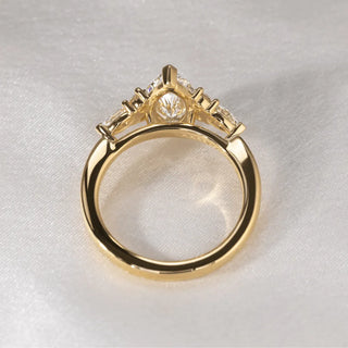 Round Halo, Pave & Split Shank Engagement Ring – 1.93 CT Lab Grown Diamond