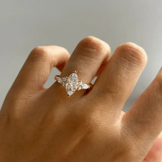 Round Halo, Pave & Split Shank Engagement Ring – 1.93 CT Lab Grown Diamond