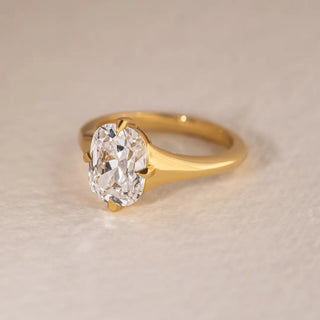 Round Halo, Pave & Split Shank Engagement Ring – 1.93 CT Lab Grown Diamond