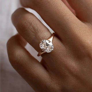 Round Halo, Pave & Split Shank Engagement Ring – 1.93 CT Lab Grown Diamond