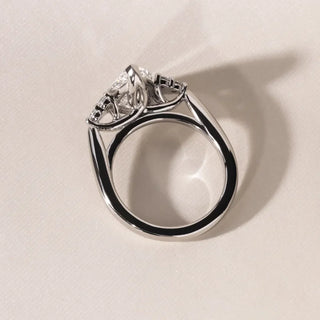 Round Halo, Pave & Split Shank Engagement Ring – 1.93 CT Lab Grown Diamond
