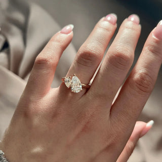 Round Halo, Pave & Split Shank Engagement Ring – 1.93 CT Lab Grown Diamond
