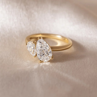 Round Halo, Pave & Split Shank Engagement Ring – 1.93 CT Lab Grown Diamond
