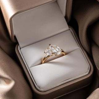Round Halo, Pave & Split Shank Engagement Ring – 1.93 CT Lab Grown Diamond