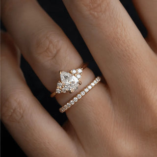 Round Halo, Pave & Split Shank Engagement Ring – 1.93 CT Lab Grown Diamond