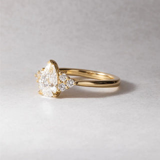 Round Halo, Pave & Split Shank Engagement Ring – 1.93 CT Lab Grown Diamond