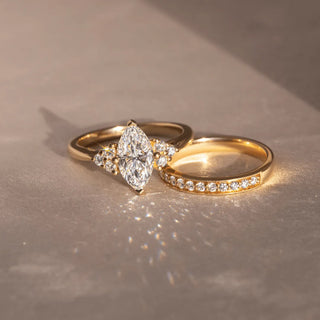 Round Halo, Pave & Split Shank Engagement Ring – 1.93 CT Lab Grown Diamond