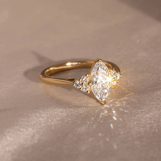 Round Halo, Pave & Split Shank Engagement Ring – 1.93 CT Lab Grown Diamond