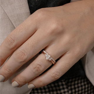 Round Halo, Pave & Split Shank Engagement Ring – 1.93 CT Lab Grown Diamond