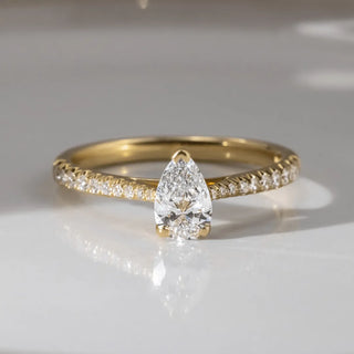 Round Halo, Pave & Split Shank Engagement Ring – 1.93 CT Lab Grown Diamond