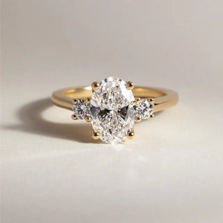 Round Halo, Pave & Split Shank Engagement Ring – 1.93 CT Lab Grown Diamond