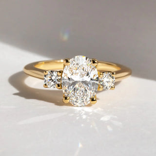 Round Halo, Pave & Split Shank Engagement Ring – 1.93 CT Lab Grown Diamond