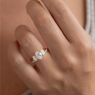 Round Halo, Pave & Split Shank Engagement Ring – 1.93 CT Lab Grown Diamond