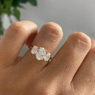 Round Halo, Pave & Split Shank Engagement Ring – 1.93 CT Lab Grown Diamond