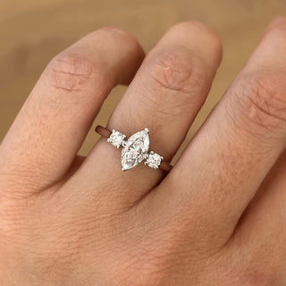 Round Halo, Pave & Split Shank Engagement Ring – 1.93 CT Lab Grown Diamond