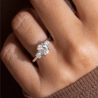 Round Halo, Pave & Split Shank Engagement Ring – 1.93 CT Lab Grown Diamond