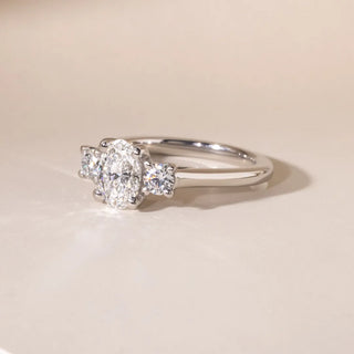 Round Halo, Pave & Split Shank Engagement Ring – 1.93 CT Lab Grown Diamond