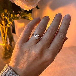 Round Halo, Pave & Split Shank Engagement Ring – 1.93 CT Lab Grown Diamond