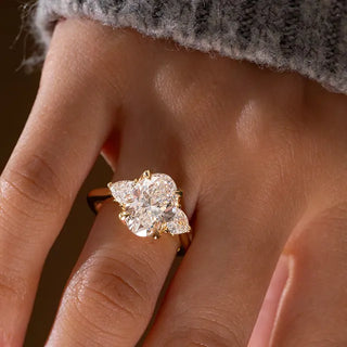 Round Halo, Pave & Split Shank Engagement Ring – 1.93 CT Lab Grown Diamond