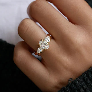 Round Halo, Pave & Split Shank Engagement Ring – 1.93 CT Lab Grown Diamond