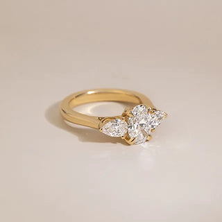Round Halo, Pave & Split Shank Engagement Ring – 1.93 CT Lab Grown Diamond