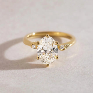 Round Halo, Pave & Split Shank Engagement Ring – 1.93 CT Lab Grown Diamond