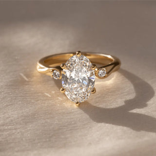 Round Halo, Pave & Split Shank Engagement Ring – 1.93 CT Lab Grown Diamond