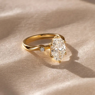 Round Halo, Pave & Split Shank Engagement Ring – 1.93 CT Lab Grown Diamond