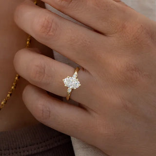 Round Halo, Pave & Split Shank Engagement Ring – 1.93 CT Lab Grown Diamond