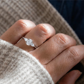 Round Halo, Pave & Split Shank Engagement Ring – 1.93 CT Lab Grown Diamond