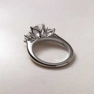 Round Halo, Pave & Split Shank Engagement Ring – 1.93 CT Lab Grown Diamond