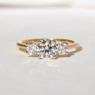 Round Halo, Pave & Split Shank Engagement Ring – 1.93 CT Lab Grown Diamond