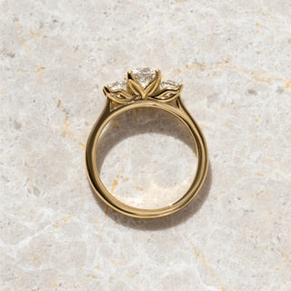 Round Halo, Pave & Split Shank Engagement Ring – 1.93 CT Lab Grown Diamond