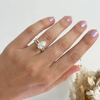 Round Halo, Pave & Split Shank Engagement Ring – 1.93 CT Lab Grown Diamond