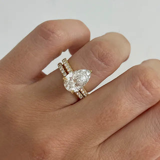 Round Halo, Pave & Split Shank Engagement Ring – 1.93 CT Lab Grown Diamond