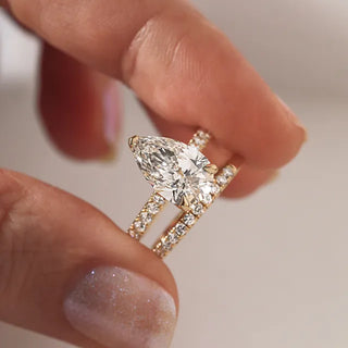 Round Halo, Pave & Split Shank Engagement Ring – 1.93 CT Lab Grown Diamond