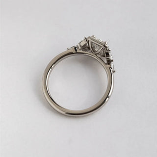 Round Halo, Pave & Split Shank Engagement Ring – 1.93 CT Lab Grown Diamond
