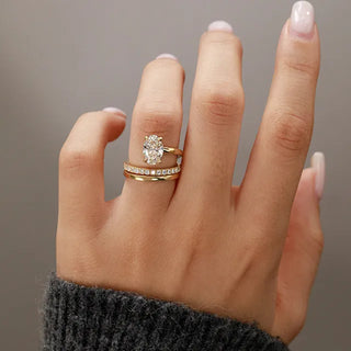Round Halo, Pave & Split Shank Engagement Ring – 1.93 CT Lab Grown Diamond
