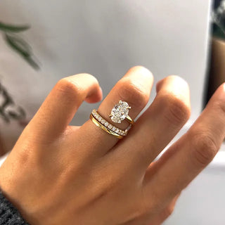 Round Halo, Pave & Split Shank Engagement Ring – 1.93 CT Lab Grown Diamond