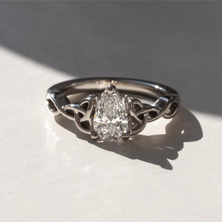 Round Halo, Pave & Split Shank Engagement Ring – 1.93 CT Lab Grown Diamond