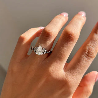 Round Halo, Pave & Split Shank Engagement Ring – 1.93 CT Lab Grown Diamond