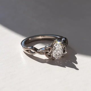 Round Halo, Pave & Split Shank Engagement Ring – 1.93 CT Lab Grown Diamond
