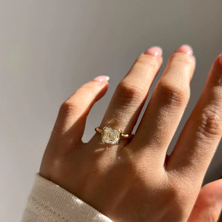 Round Halo, Pave & Split Shank Engagement Ring – 1.93 CT Lab Grown Diamond
