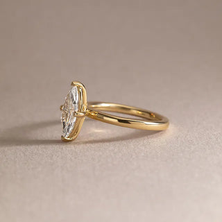 Round Halo, Pave & Split Shank Engagement Ring – 1.93 CT Lab Grown Diamond