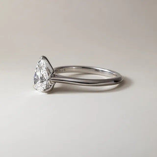 Round Halo, Pave & Split Shank Engagement Ring – 1.93 CT Lab Grown Diamond