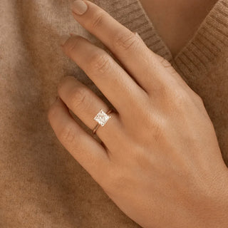 Round Halo, Pave & Split Shank Engagement Ring – 1.93 CT Lab Grown Diamond