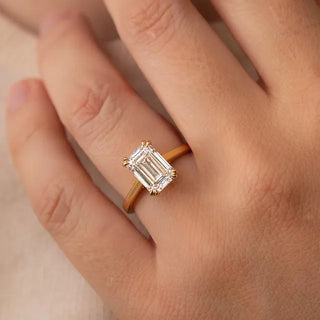 Round Halo, Pave & Split Shank Engagement Ring – 1.93 CT Lab Grown Diamond